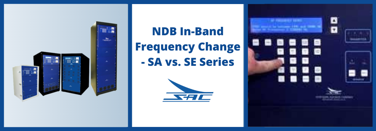 NDB In-Band Frequency Change - SA vs. SE Series